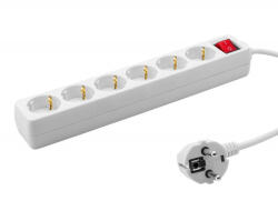 Praktik 6 Plug 1,4 m Switch (62414P124)