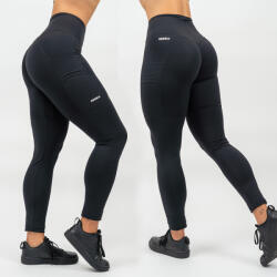 NEBBIA - High waist alakformáló leggings LEG DAY GOALS 248 (black) (M) - NEBBIA
