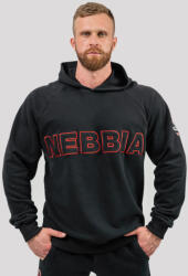 NEBBIA - Férfi kapucnis felső LEGACY 704 (black) (M) - NEBBIA