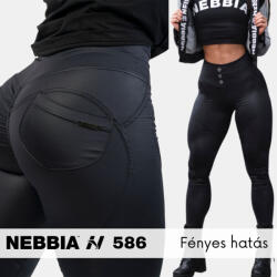 NEBBIA - Bubble Butt magas derekú fitness leggings 586 (black) (XS) - NEBBIA