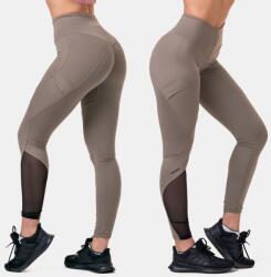 NEBBIA - Fit and Smart magas derekú fitness leggings 572 (mocha) (L) - NEBBIA
