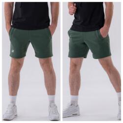 NEBBIA - Férfi pamut rövidnadrág 319 (dark green) (XL) - NEBBIA