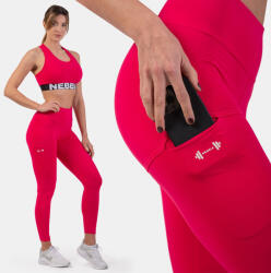 NEBBIA - Magas derekú sport leggings ACTIVE 402 (pink) (XS) - NEBBIA