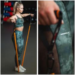 NEBBIA - Hálós fitness nadrág BREATHE 400 (camo green) (M) - NEBBIA