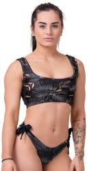 NEBBIA - Sportos bikini felső MIAMI SPORTY 554 (Tr. Volcanic Black) (M) - NEBBIA