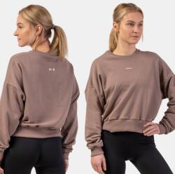 NEBBIA - Laza melegítőfelső FEELING GOOD 420 (brown) (XS/S) - NEBBIA