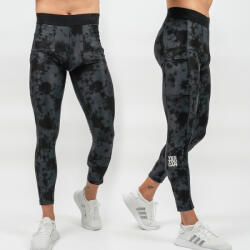 NEBBIA - Terepmintás férfi sport leggings 333 (black) (XL) - NEBBIA