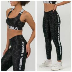 NEBBIA - Nature inspired magas derekú fitness leggings 546 (black) (M) - NEBBIA