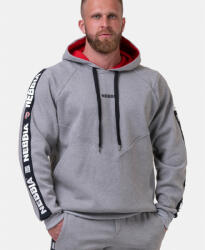 NEBBIA - Férfi kapucnis pulóver Mr. Olympia 194 (light grey) (M) - NEBBIA
