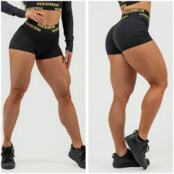 NEBBIA - Edző short női 832 (black-gold) (S) - NEBBIA