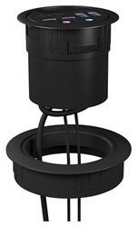 RaidSonic Adapter for 60 mm table hubs to 80 mm feedthrough (IB-HUBA001) - bluechip