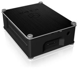 RaidSonic IB-RP110 Icy Box Raspberry Pi 4 Ház - fekete (IB-RP110) - bluechip