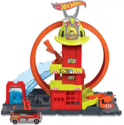 Mattel Hot Wheels City - Super Loop tűzoltóállomás (HKX41)