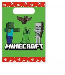 Procos Minecraft papír ajándéktasak 4 db PNN95659