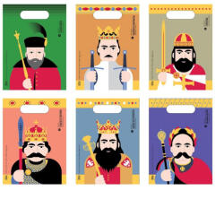  Királyok Royal ajándéktasak 6 db MLG104479