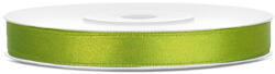 PartyDeco Szatén szalag 6 mm limezöld TS6-102J