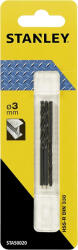 STANLEY STA50020-QZ Fém fúrószár HSS-R 3, 0 x 61-33mm, 3db (STA50020-QZ)