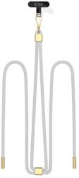 Tech-protect C2s Keresztpánt Zsinór Krétaszürke/arany