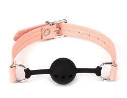  Pink Organosilicon Ball Gag - jokerjoy