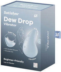 Satisfyer Dew Drop kék csiklóizgató vibrátor
