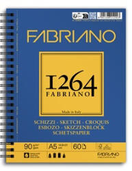 Fedrigoni 1264 Sketch 90 g A5 120 lap spirál rajz- és vázlattömb