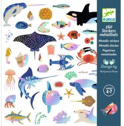 Djeco Abtibilduri metalice Ocean, Djeco (DJ09278) - ookee