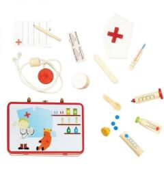 Fakopancs Trusa Medicală pentru Jocuri de Rol doctor, din lemn, 12 piese (FKP2271)