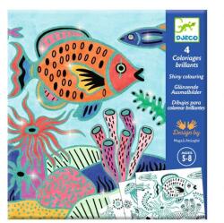 DJECO Planse de colorat In mare, Djeco (DJ09698) - ookee Carte de colorat