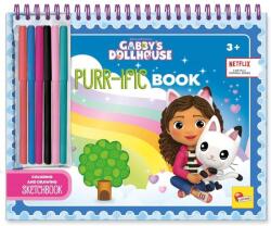 Lisciani Set de colorat & desenat - gabbys dollhouse (L13041) Carte de colorat