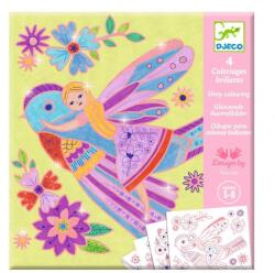 DJECO Planse de colorat Fapturi inaripate, Djeco (DJ09696) - ookee Carte de colorat