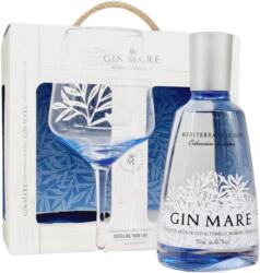Gin Mare Mediterranean Gin 0.7L + 1 Pahar, 42.7%