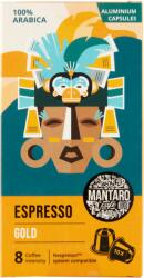 Mantaro Espresso Gold őrölt pörkölt kávé alumínium kapszulában 10 db 52 g