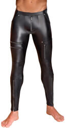 NEK Narrow Matte Look Trousers with Zips 2140314 Black XXL