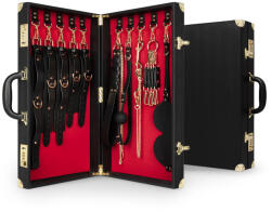 Bedroom Fantasies Bondage Suitcase Cow Leather 13 pcs