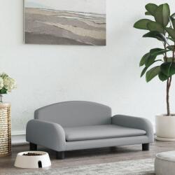vidaXL világosszürke szövet kutyaágy 70 x 45 x 30 cm (171960)