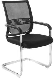 TEMPO KONDELA Tárgyalószék, fekete, FAJE