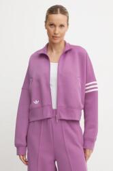 Adidas felső Neuclassics CL Tracktop lila, női, mintás, IW5616 - lila XS