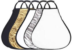 5in1 Háromszög Derítőlap -Fotós Refklektor és Derítő háttér (30cm) (R-YR156)