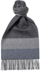 Joshua Ellis 1767 Joshua Ellis Semi Plain Cashmere Blend Scarf - Grey & Fudge