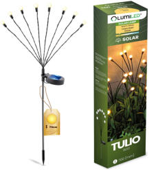 Lumiled Napelemes lámpa gyermekláncfű golyók 70 cm TULIO IP44 3000K LUMILED (LUMSOL1150)