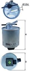 MAHLE filtru combustibil MAHLE KL 440/36 (KL 440/36) - automobilus