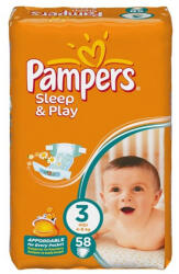 Pampers Sleep And Play Size 3 (58buc) 6-10kg