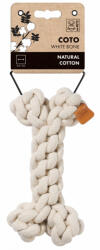 M-PETS kötéljáték csont 19cm fehér (M10648701) - kedvence