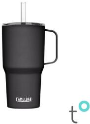CamelBak Horizon Straw Mug szívószálas termoszbögre - 700 ml - fekete
