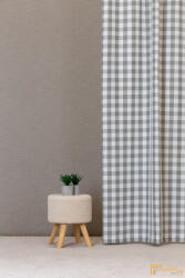  (4 szín) Baja kockás teflon-Szürke