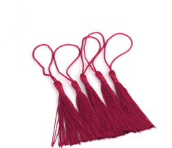 Cérnabojt - 8+5 cm, meggypiros, 5 db