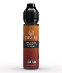 Simply Leaf Aroma Vape Simply Leaf Dominican Ligero Piloto Cubano, Longfill 60ml cu 15ml Lichid Concentrat Extras din Tutun Organic, Macerat la Rece Lichid rezerva tigara electronica