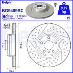 DELPHI féktárcsa DELPHI BG9499BC (BG9499BC)