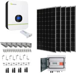  Kit complet invertor 5kW OFF GRID, 10 panouri + modul Wifi-F inclus (Kit 5kW OFF GRID)