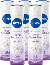 Nivea Fresh Sensations, antiperspirant spray femei, 5x150 ml (44426)